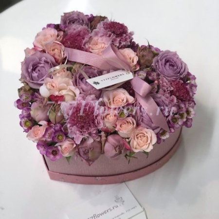№7130 - Коробочки в форме сердца в асс.  - фото 777flowers